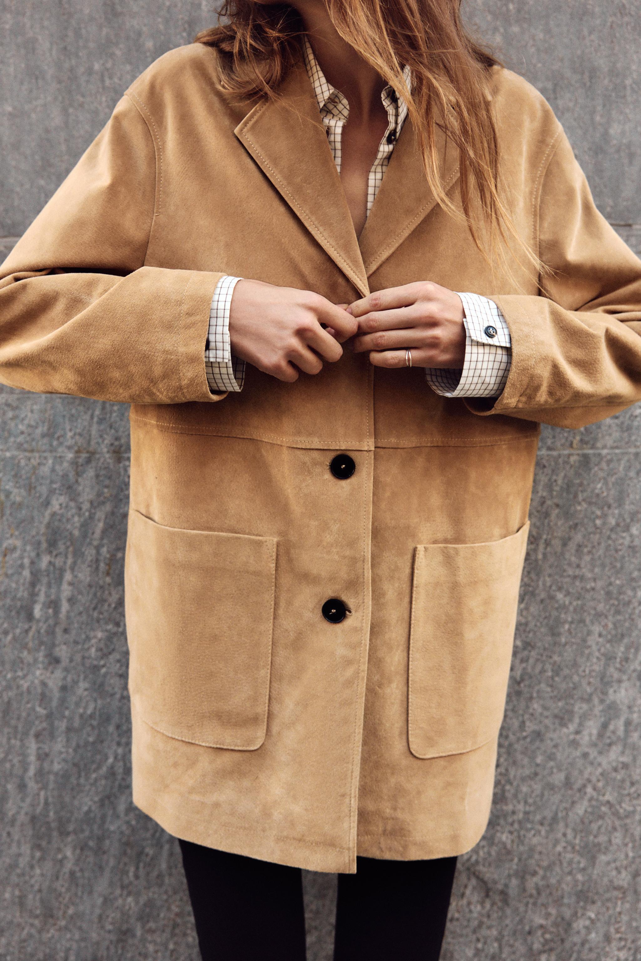 100% SUEDE LEATHER JACKET